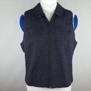 Paul Harris Design Tweed Zip up Vest
